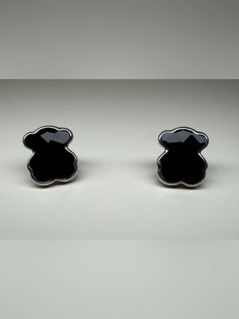 TOUS Sterling Silver and Onyx Earrings - Picture 6 of 11